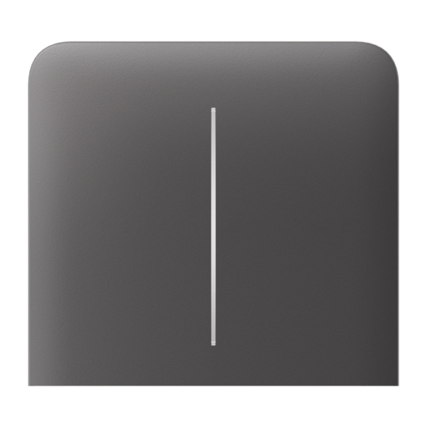 Ajax SideButton (2-gang) vertical ASP grey (83438)