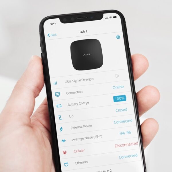 Ajax Hub 2 4G (8EU/ECG) ASP black (38240) - Image 5