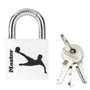 Visiaci zámok Master Lock z pevného hliníka 3430EURDSPO_football - 30mm