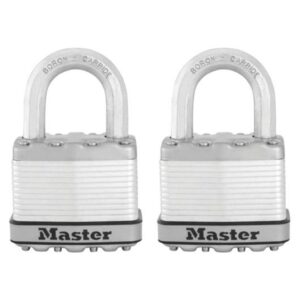 Sada 2 ks titánových visiacich zámkov M5EURT - Master Lock Excell - 50mm