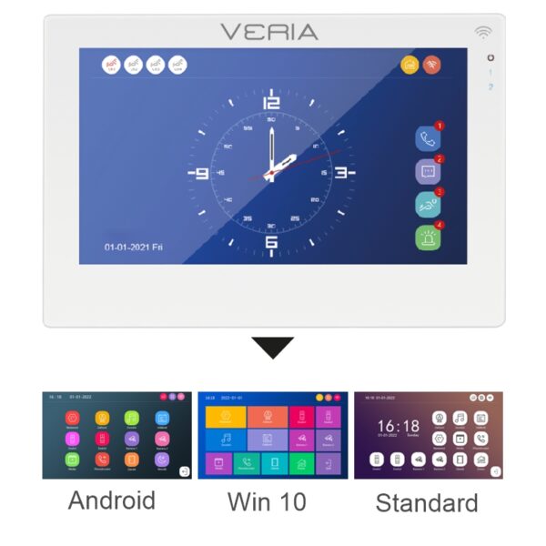 LCD monitor videotelefónu VERIA 3001-W biely - Image 3