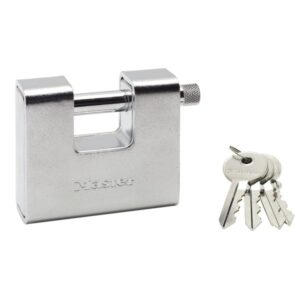 Obdĺžnikový visiaci zámok Master Lock 680EURD pre zvýšenú ochranu - 80mm