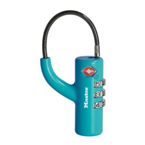 Visiaci kombinačný zámok Master Lock TSA 4717EURDBLU