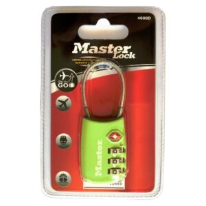 Visiaci kombinačný zámok Master Lock TSA 4688EURD - zelený