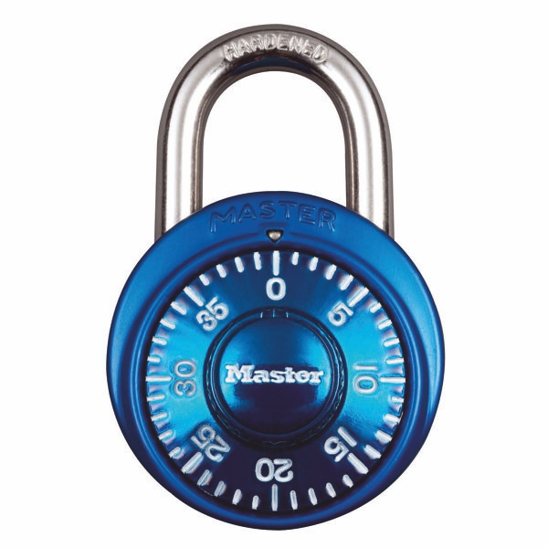 Kombinačný visiaci zámok 1533EURD - Master Lock - modrý - 38mm