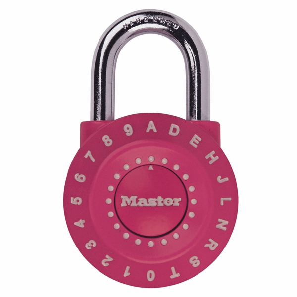 Kombinačný visiaci zámok 1590EURDCOL - Master Lock - ružový