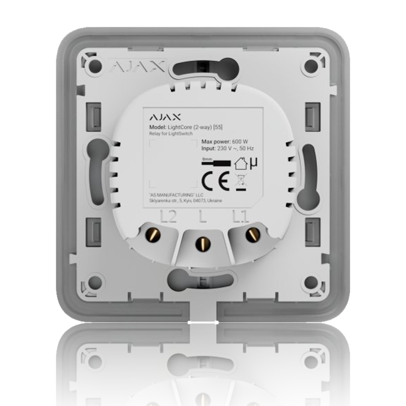 Ajax LightCore 2-way (45112) - Relé pre LightSwitch (spínač radenia 6-schodiskový)