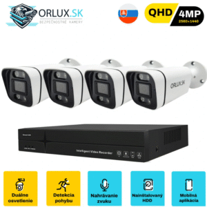 Orlux Vision white 4MP - 4 kamerový set