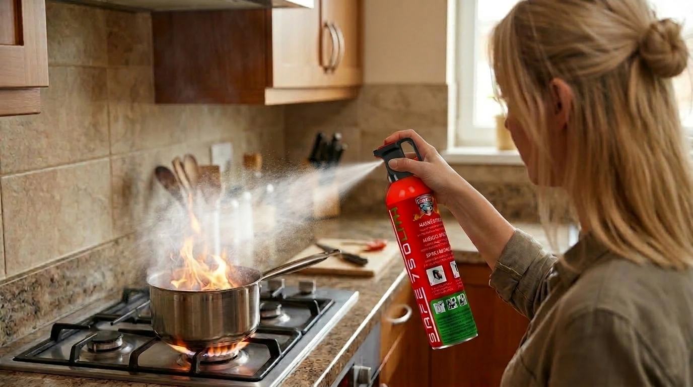 SET Hasicí sprej SAFE 750 LITH + držák SAFE 75F – Obrázok 3