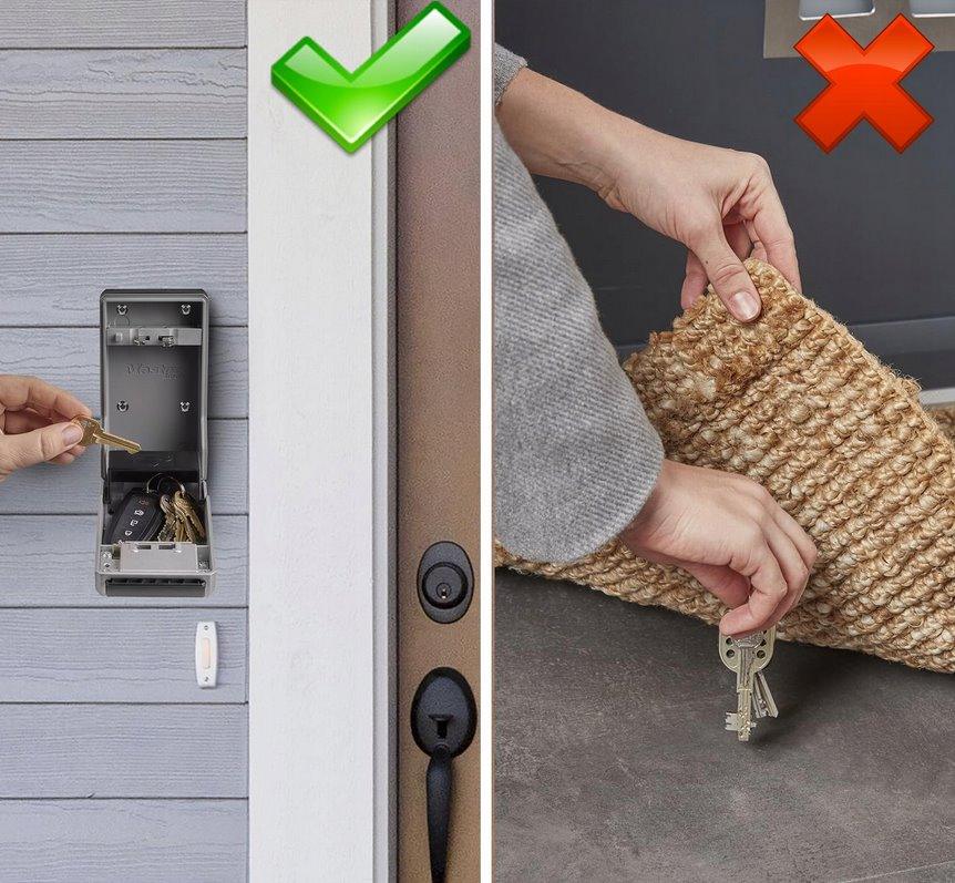 Nástenná bezpečnostná schránka Master Lock 5481EURD – Obrázok 7