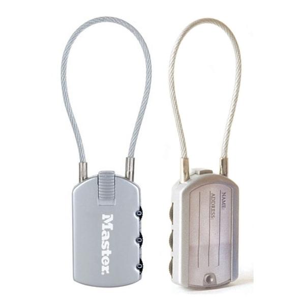 SET Visiaci zámok pre batožinu 4684EURD - Master Lock - čierny – Obrázok 6