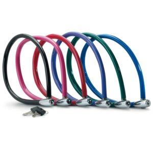 SET Oceľové lanko na bicykel Master Lock 8630-F_55cm (balenie / 6ks)