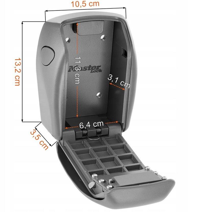 Bezpečnostná schránka Master Lock so zvýšenou ochranou 5415EURD – Obrázok 5