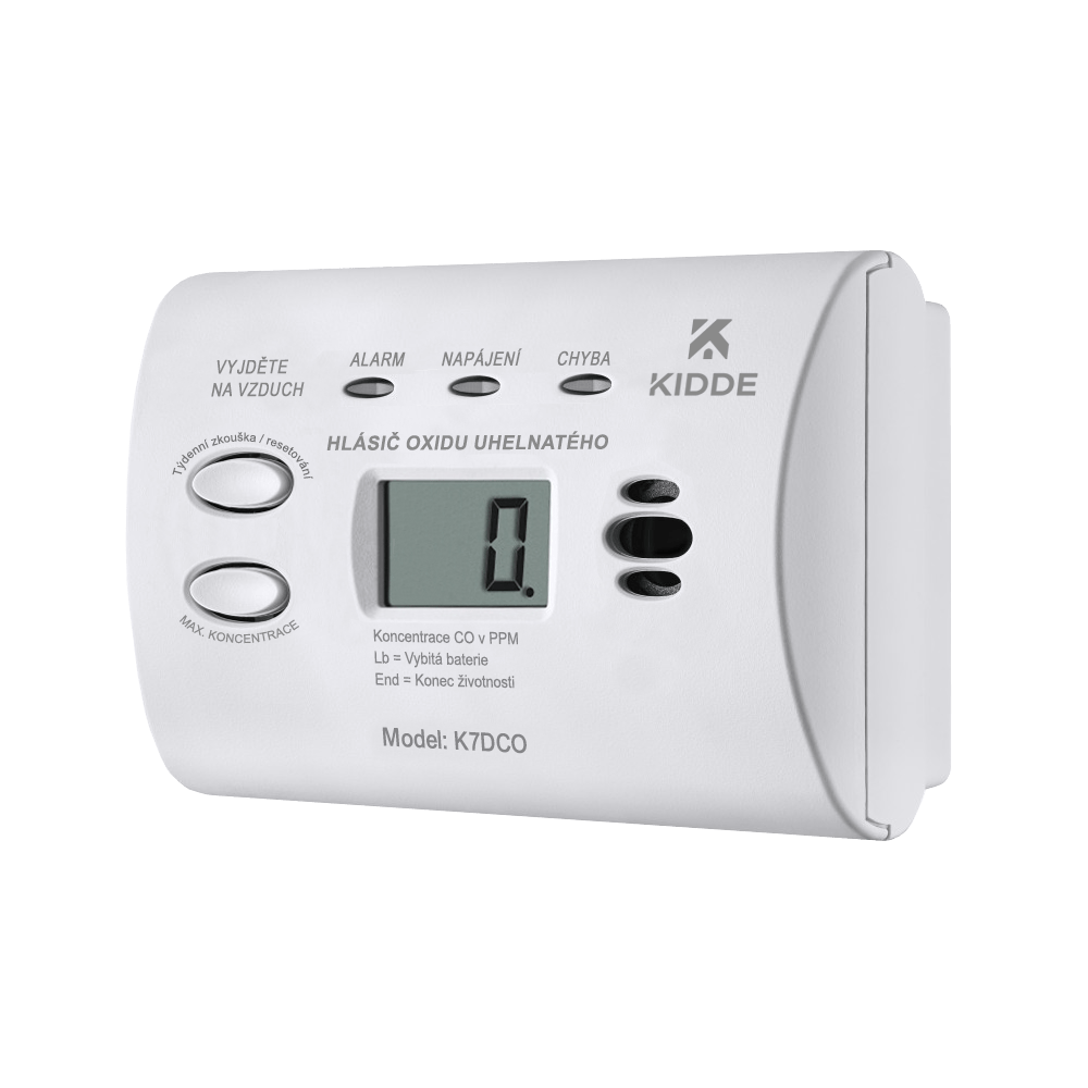 Kidde K7DCO detektor CO s displejom – Obrázok 5