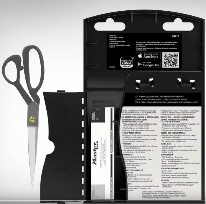 Bezpečnostná schránka Master Lock 5441EURD Bluetooth – Obrázok 7